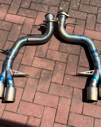 Ferrari 599 titanio tubi style exhaust