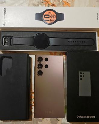 S23 ULTRA 512 GB + Watch 4 LTE