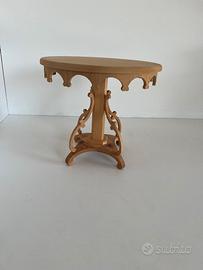 Tavolino a tendina in legno