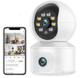 Telecamera Wi-Fi doppia lente nuova