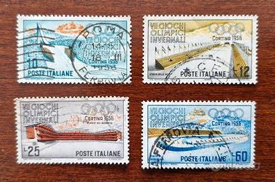 ITALIA REPUBBLICA – 1956-59-60 TRE SERIE OLIMPICHE
