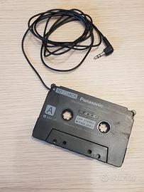Cassetta audio stereo adapter Panasonic adattatore