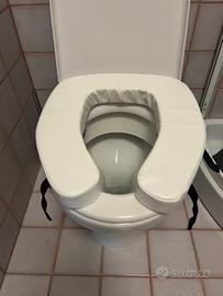 Rialzo WC imbottito con fissaggi regolabili