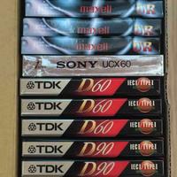 Musicassette vergini sigillate