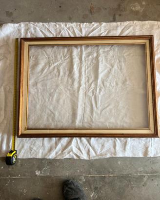 Grande cornice da parete con vetro cm 77x57