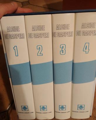 Libri Alcide De Gasperi 4 volumi