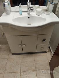mobile bagno completo di rubinetto senza specchio 
