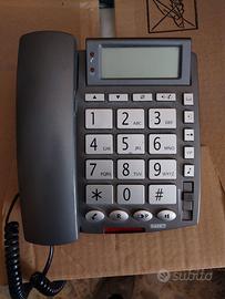 Telefono fisso a tasti grandi di marca SAIET