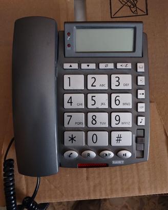 Telefono fisso a tasti grandi di marca SAIET