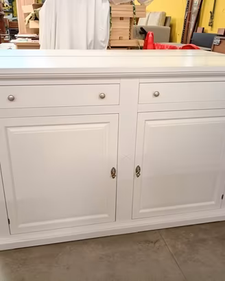 Credenza Madia Laccata Bianca Nuova