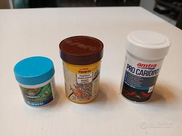 mangime per pesci /gamberi 