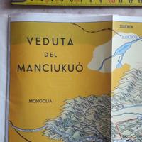 1937 MAPPA E FOTO MANCIUKUO NEL VENTENNIO FASCISTA