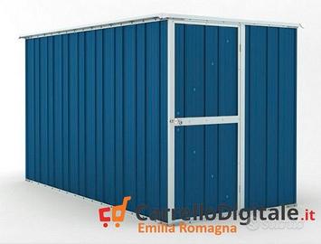 deposito attrezzi giardino 175x307cm 5,4mq blu