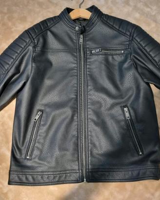 Giacca di pelle nera da bambino