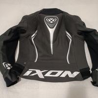 Tuta in pelle nera da moto taglia L per Donna