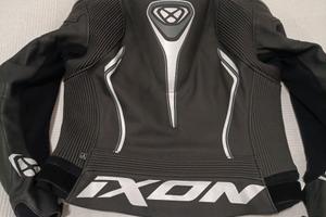 Tuta in pelle nera da moto taglia L per Donna