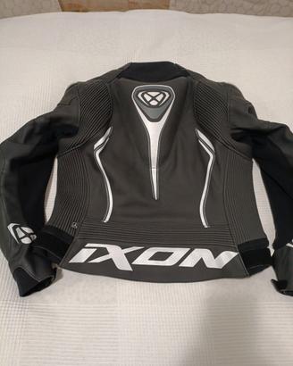 Tuta in pelle nera da moto taglia L per Donna