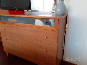 CASSETTIERA COMO"4 CASSET 2 COMODIN COLNOCE VISONE