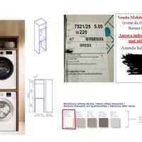 Mobile ponte lavatrice + asciugatrice