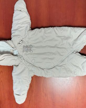 tuta invernale neonata taglia 68cm (4-6 mesi)