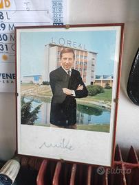 Mike Bongiorno vintage anni 60 autografo