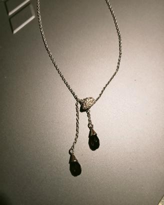 Collana in acciaioSwarovski
