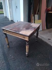 tavolo anni 40 in noce