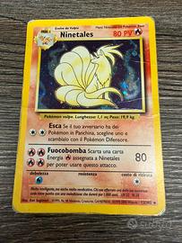 CARTA POKEMON NINETALES HOLO VINTAGE SET BASE