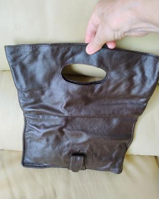 Borsa donna vintage in pelle morbidissima 