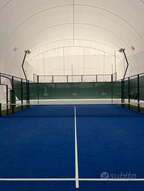 Due campi da padel più copertura pressostatico