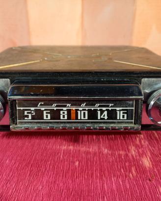 Autoradio d'epoca CONDOR GC-2777 del 1967 funziona