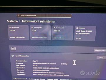 scheda madre, processore e ram