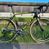 Bici da corsa scott addict rc pro mavic di2 tg L