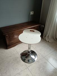 4 Sgabelli bianchi regolabili