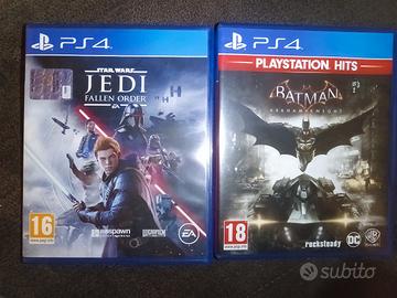 giochi PS4 Batman e Star Wars Jedi