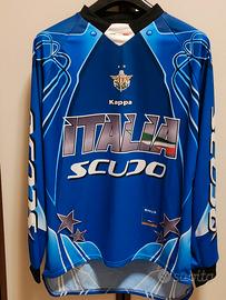 maglia motocross Azzurra
