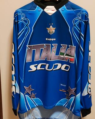 maglia motocross Azzurra