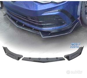 SPOILER LIP VOLKSWAGEN VW GOLF 8 R LINE NERO LUCID