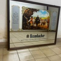 Specchio pubblicitario ‘Birra Krombacher’- vintage