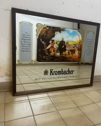 Specchio pubblicitario ‘Birra Krombacher’- vintage