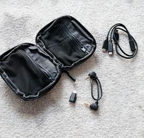 Dji Mic 2 custodia + usb lightning 