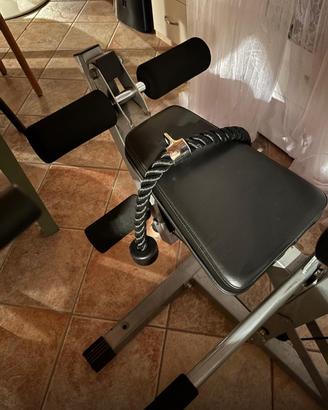 Panca palestra e pesi