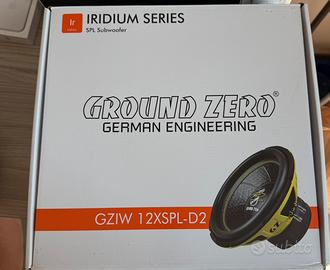 Ground Zero GZIW 12XSPL-D2 – Subwoofer 12” NUOVO