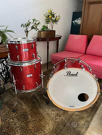 Pearl Masters Complete Maple Inferno Red Spark 24"