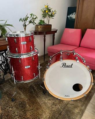 Pearl Masters Complete Maple Inferno Red Spark 24"