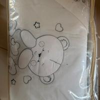 Paracolpi + piumino sfoderanile+ lenzuola