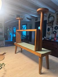 Porta piante svedese vintage anni ’50/’60 in legno