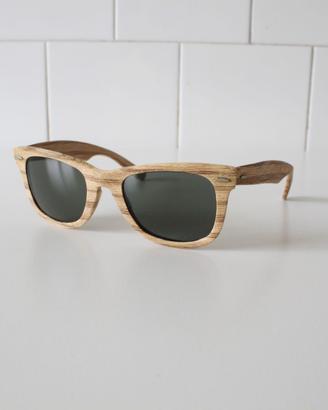 Ray-Ban B&L Wayfarer Woodies L1582 G-15 vintage
