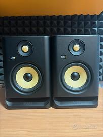 KRK ROKIT 5 G4 + SCHEDA AUDIO ROLAND