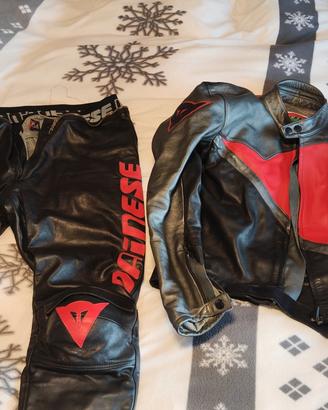 tuta in pelle dainese